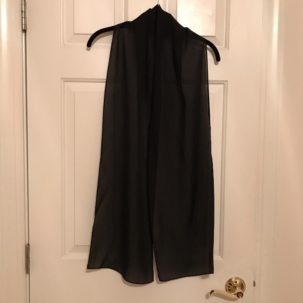 Black beaded formal prom gown - Picture 3 of 4